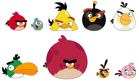 Angry Birds Classic Birds By Jared33 On Deviantart