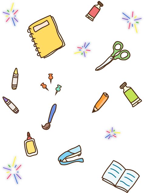 Free School Supplies Background Png Download Free School Supplies