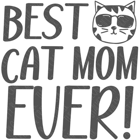Best Cat Mom Svg The Crafty Blog Stalker