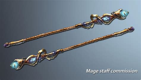 Mage Staff Design Commission By Modefact On Deviantart