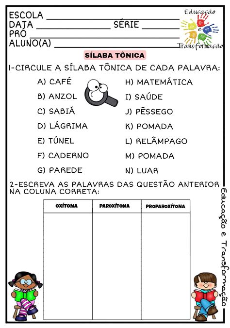 Sílaba Tônica De Amendoim
