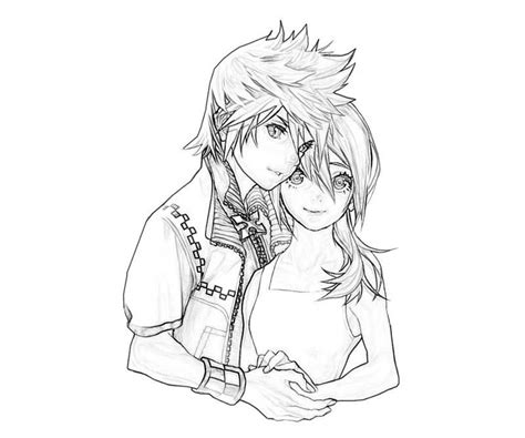 Coloring Pages Of Anime Couples Download Free Printable
