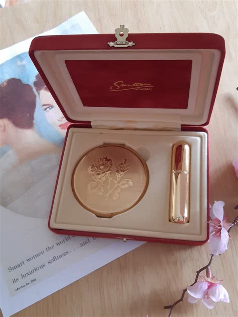 Stratton Powder Compact And Perfume Atomiser T Set Boxed Etsy Uk