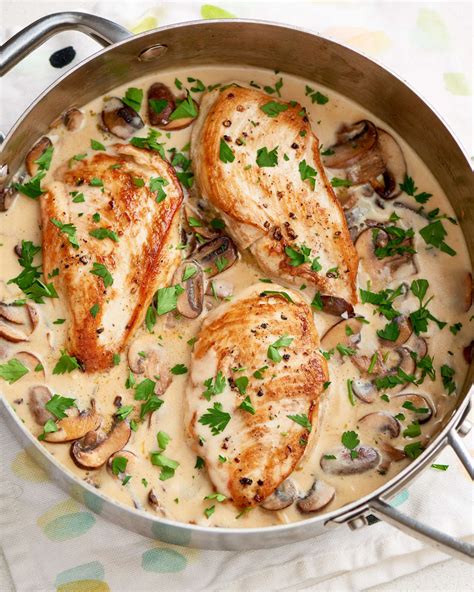 This kind of food is one of my favourites and the outcome on. The Best Creamy Parmesan Mushroom Chicken Recipe | Kitchn