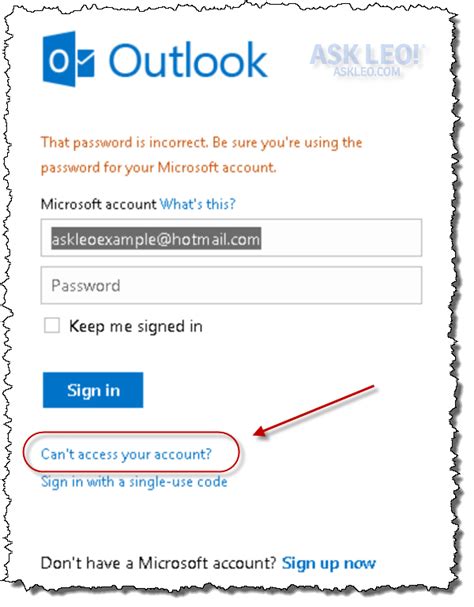 How Do I Change My Hotmail Or Password If I Forgot It