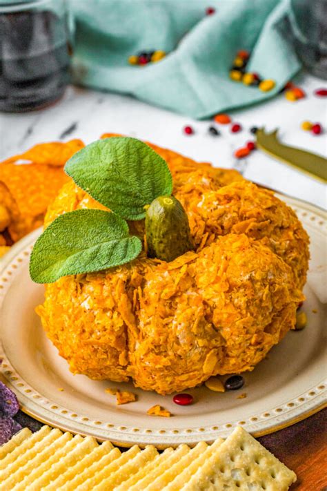 Easy Pumpkin Cheese Ball Appetizer The Novice Chef