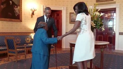 Woman 106 Dances With Joy At Meeting The Obamas Cnn Politics