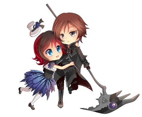 Chibi Couple Commission For Darkehlicious 02 By Kurama Chan On