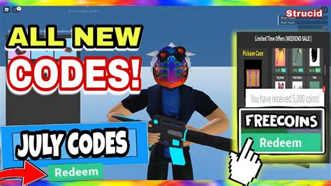 All new codes (free coins & pick!) all working codes june 2020! JULY UPDATE CODES in STRUCID 2020 - All Working Codes ROBLOX - YouTube