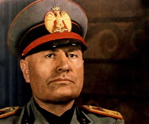 Biografia De Benito Mussolini