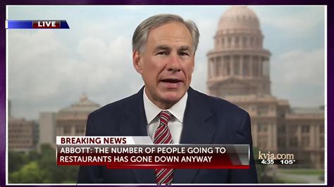 Texas Governor Says In Hindsight He Reopened Bars Too Soon