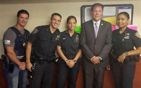 Councilman Gjonaj Visits With 45th Precinct Bronx Times