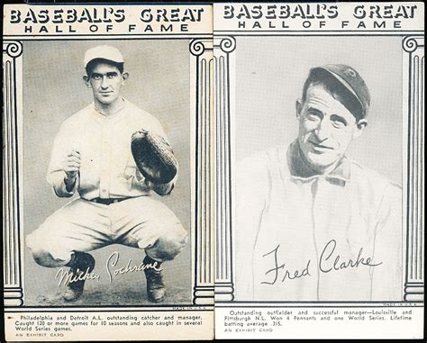 Lot Detail 1948 Baseballs Great Hall Of Fame Exhibits 3 Diff