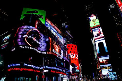 Times Square Lights Photograph By Theresa Muench