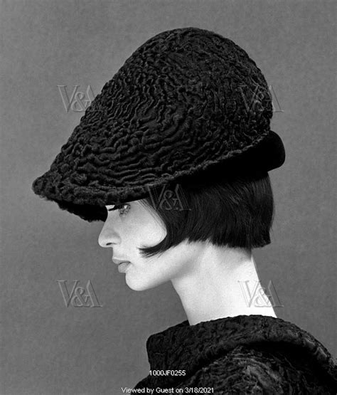 Marie Lise Gres In A Persian Lamb Hat Photo John French London