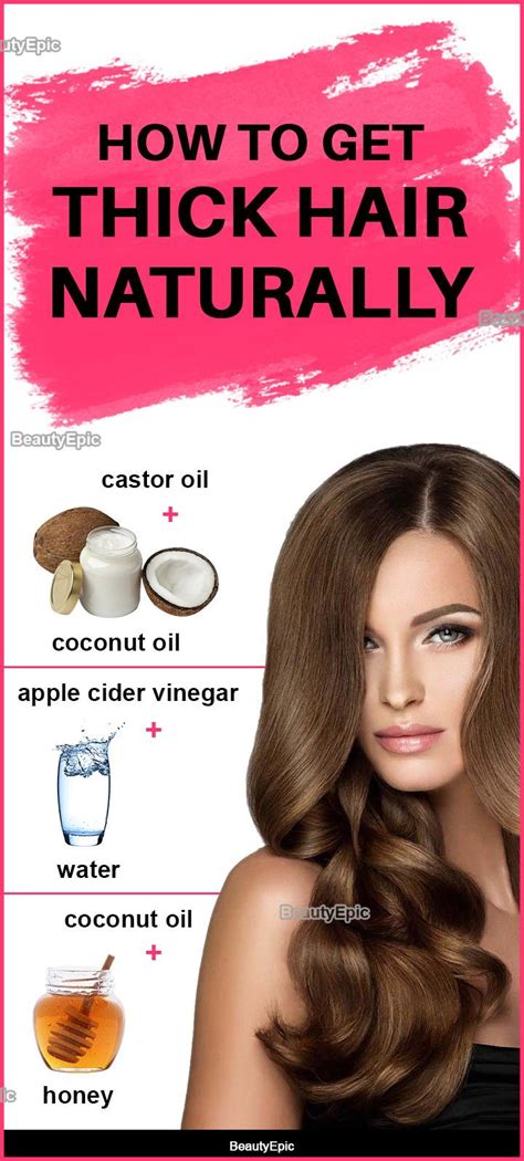 How To Get Thick Hair Naturally Get Thicker Hair