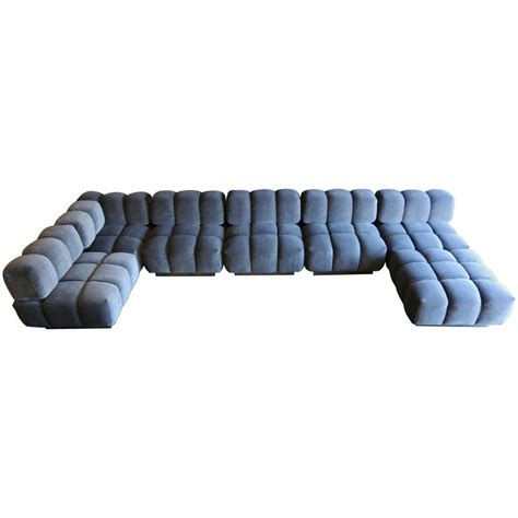 Custom Modular Tufted Sofa by Harvey Probber at 1stDibs