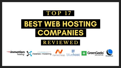 17 Best Web Hosting Companies Compared Finding The Best Hosting For