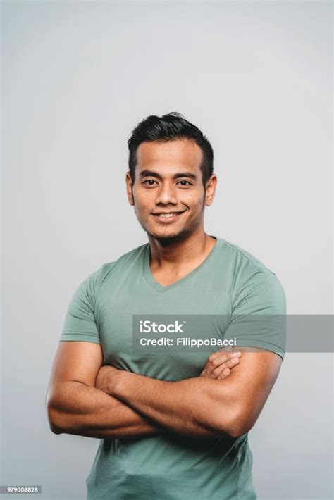 Young Adult Malaysian Man Portrait In Studio Stock Photo Download