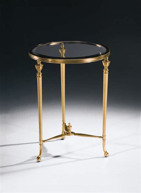 Decorative Crafts Brass Table 8193 Round Brass Side Table Antique