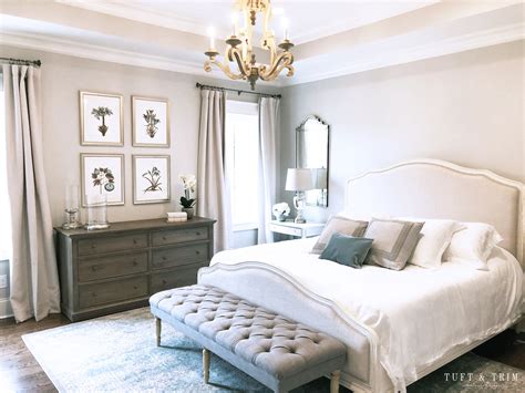 Very subtle and soft shades. French Chic Bedroom e-Design | French country master ...