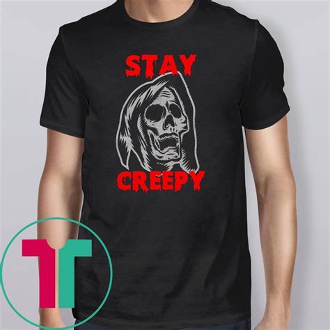 Halloween Stay Creepy Skull T Shirt Shirtsmango Office
