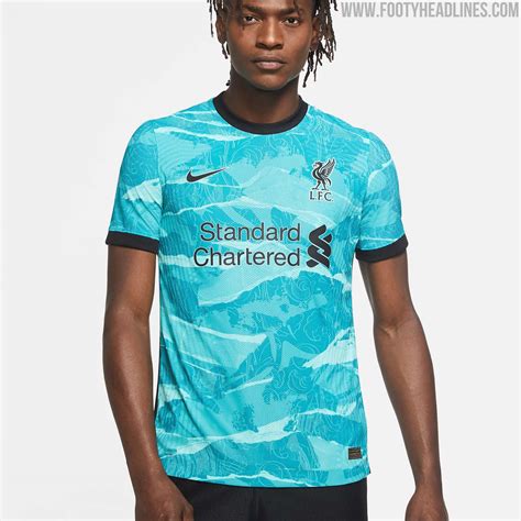 The away kit allowed us to be bolder and more expressive in how we brought some of these cultural references to life, and we've landed on a look and aesthetic that really reflects that. the liverpool 20/21 away shirt will be at prodirectsoccer.com. Nike Liverpool 20-21 Away Kit Released - Footy Headlines
