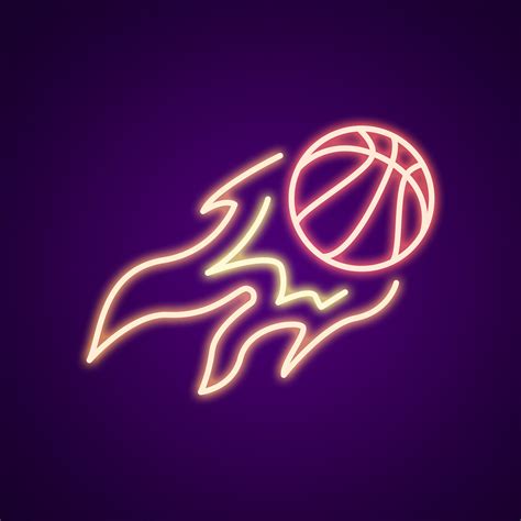 Neon Purple Basketball Ubicaciondepersonascdmxgobmx