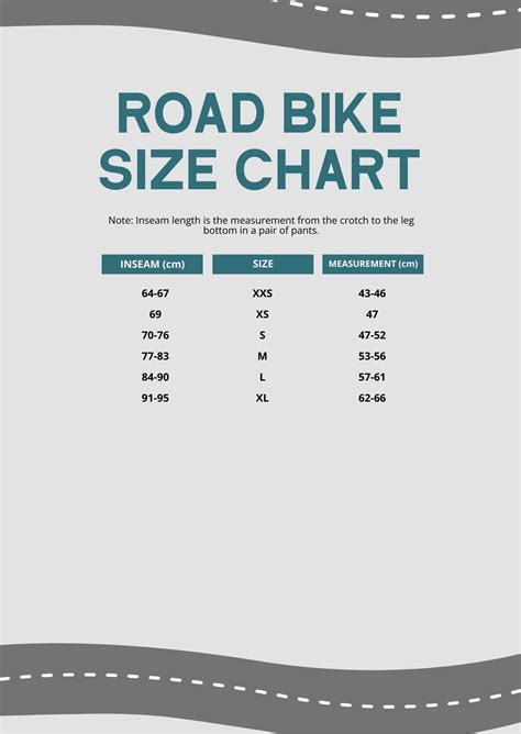 Giant Bike Size Chart In Pdf Download