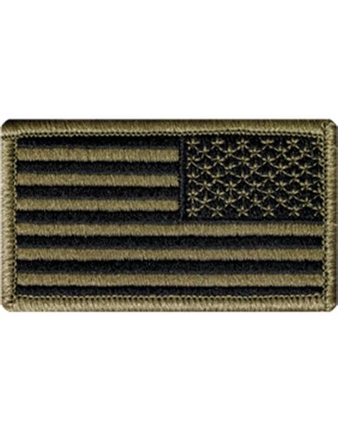 Reverse Us Flag Patch Scorpion Subdued Whook Military Outlet