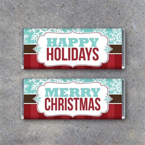 Free Printable Christmas Candy Bar Wrappers Candy Bar Wrapper