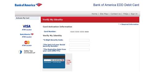 Bankofamericaeddcard Activate And Login Bank Of America Edd Card