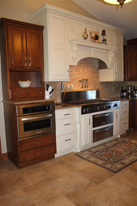 Wood And White Kitchen Cabinets Kitchen Design Custom Kitchens