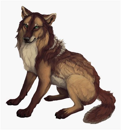 Anime Wolf Png Brown Female Anime Wolves Transparent Png Kindpng
