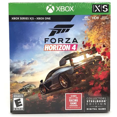 Forza Horizon 4 Xbox Series X S Xbox One Collectors Steelbook New Sealed