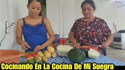 Cocinando Con Mi Suegra Un Rico Caldo De Costilla 🙂 Youtube