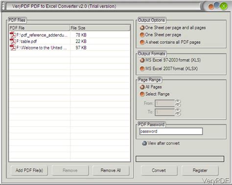 Ocr will activate immediately if you upload a scanned document. How can I copy content in table PDF to Excel? | VeryPDF ...