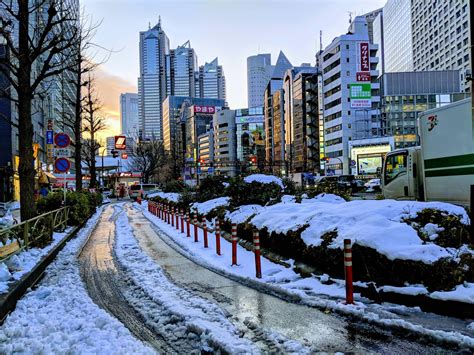 Tokyo In The Snow Tokyo City Pictures Snow