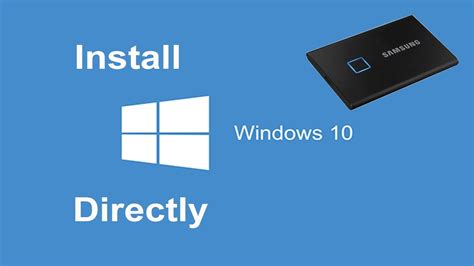 How To Install Windows 10 Directly Onto Usb External Hard Drive 2022