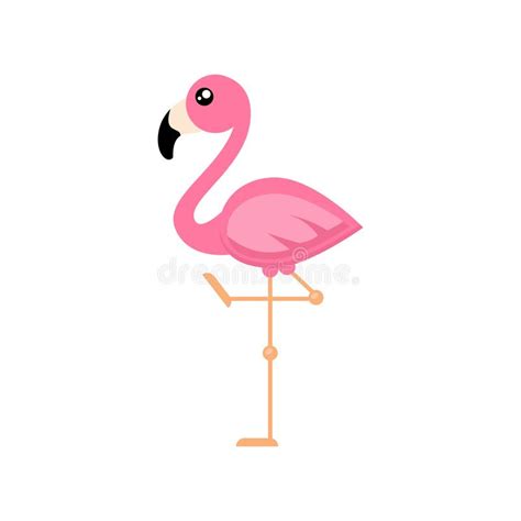 Cartoon Flamingo Vector Stock Vector Illustration Of Tropic 142313106