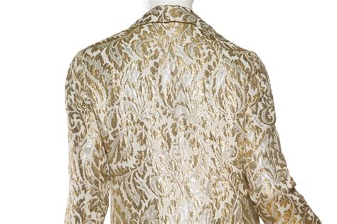 1960s French Gold And Silk Opera Coat At 1stdibs