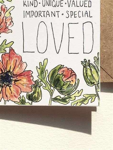 You Are Loved Card Etsy