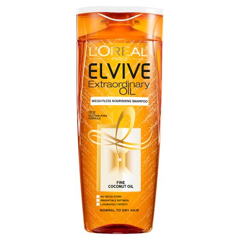 The formula is enriched with argnine + protein* to make up for the lack of. L'OREAL ELVIVE EXTRAORDINARY OIL SHAMPOO 400ML - Brennans ...