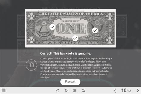 Dollar Bill Quiz — Storyline Template Elearningchips