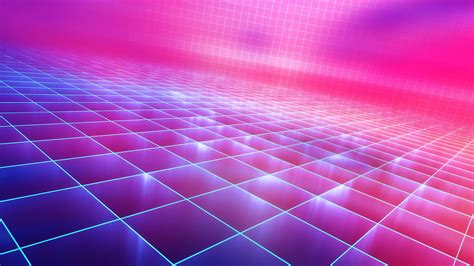 Wallpaper Pattern Purple Pink Grid Magenta Synthwave In 2021