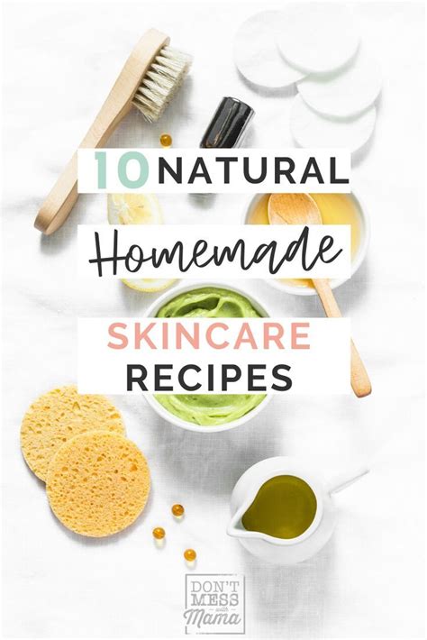 10 Homemade Natural Skin Care Recipes Natural Skincare Recipes Skin Care Recipes Homemade
