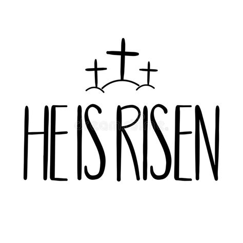 He Is Risen Template