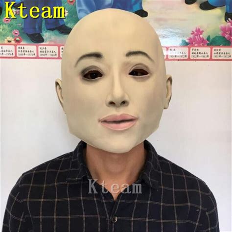 Top Quality Realistic Female Mask Halloween Human Female Masquerade