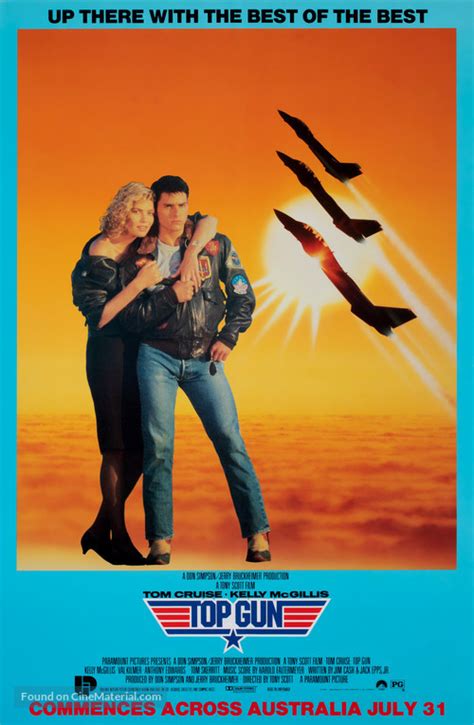 Top Gun 1986 Australian Movie Poster