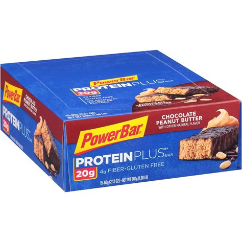 Powerbar 20g Protein Plus Chocolate Peanut Butter Bar 2